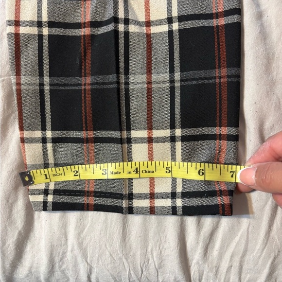 Plaid Men's Pants in Black and Tan - Picture 7 of 14